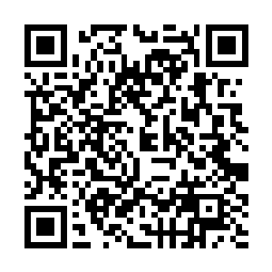 一名中年男子手中小心翼翼地拿着一幅卷起来的画轴二维码生成