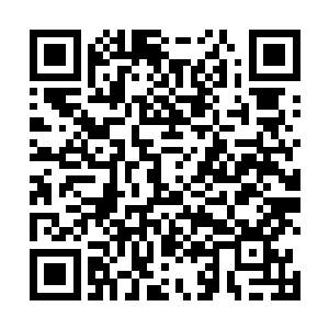 一头长着美丽的长角的白鹿灵活地从石门里跃动了出来二维码生成