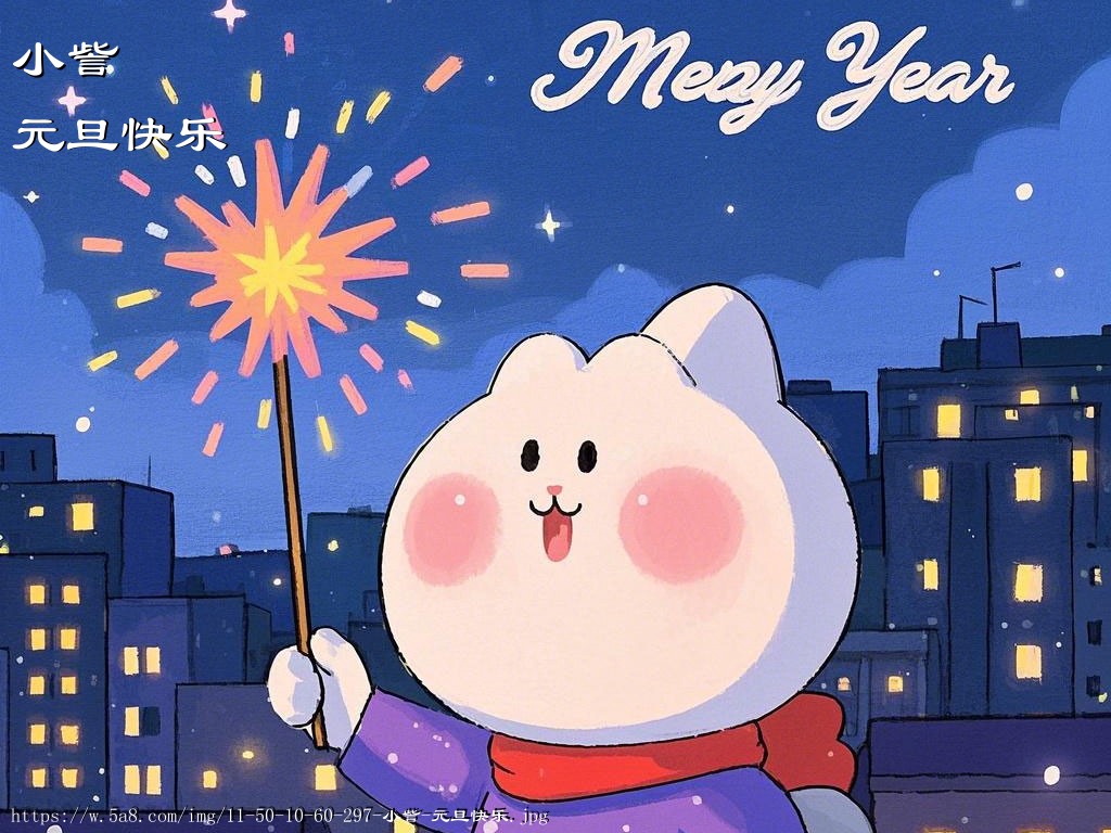 小訾元旦快乐搞笑图片