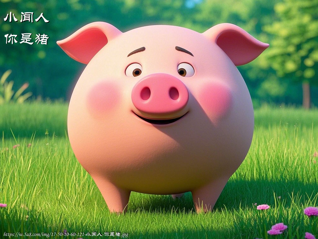 小闻人你是猪搞笑图片