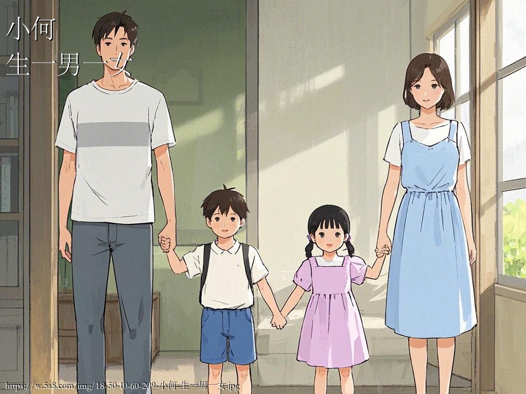 小何生一男一女搞笑图片