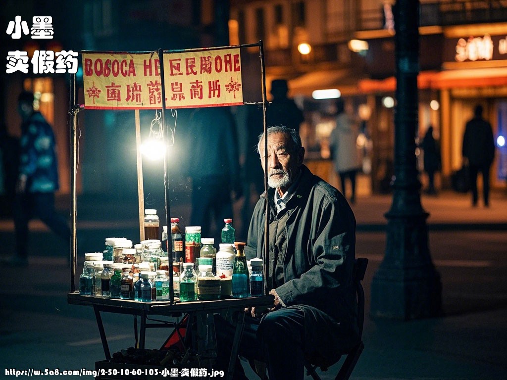 小墨卖假药搞笑图片