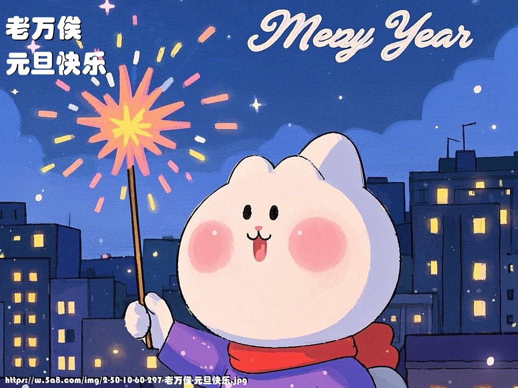 老万俟元旦快乐搞笑图片