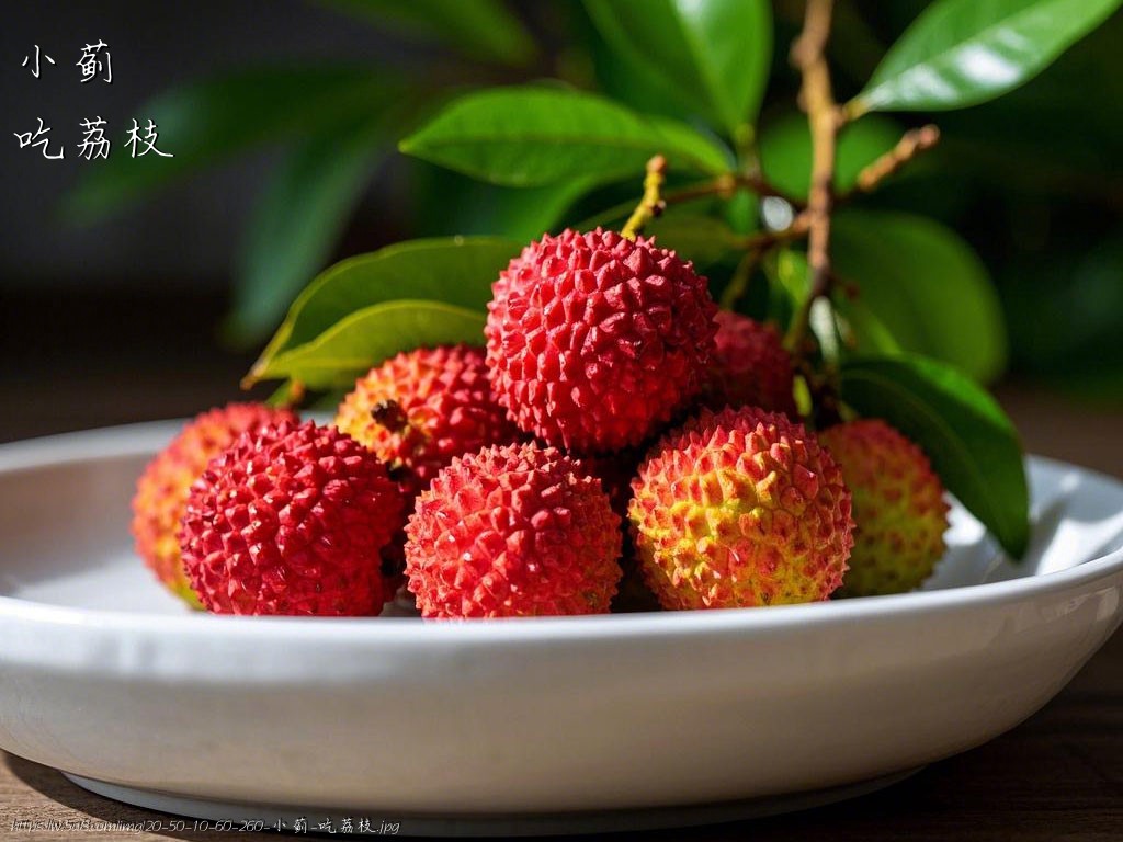 小蓟吃荔枝搞笑图片