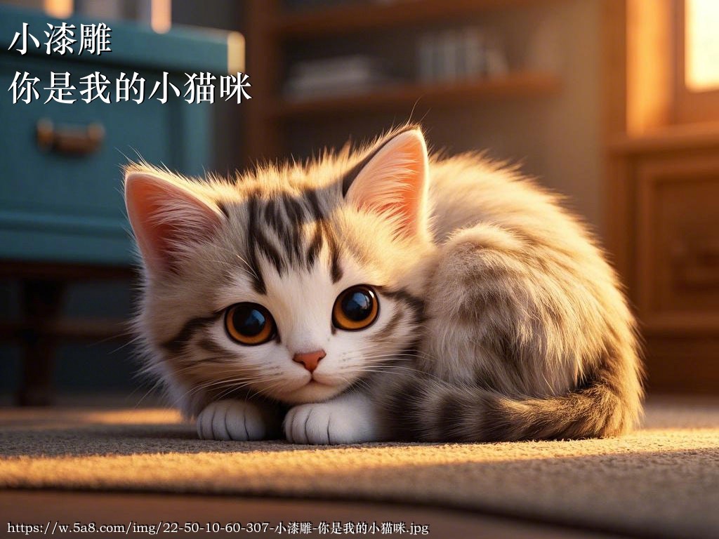 小漆雕你是我的小猫咪搞笑图片