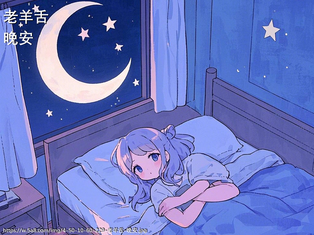 老羊舌晚安搞笑图片