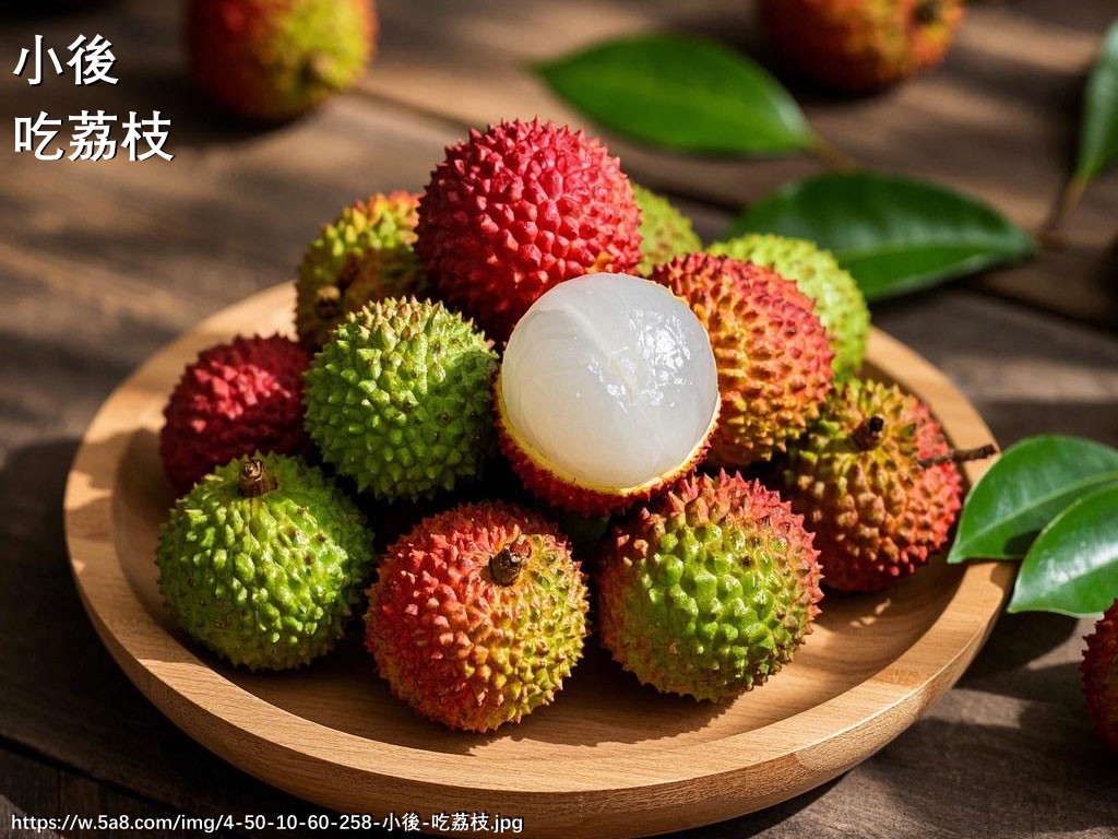 小後吃荔枝搞笑图片