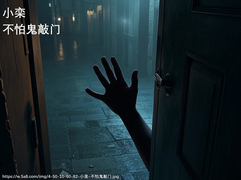 小栾不怕鬼敲门搞笑图片