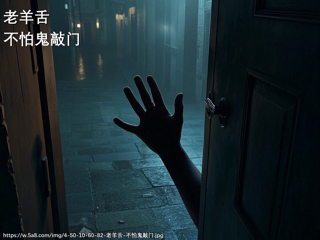 老羊舌不怕鬼敲门搞笑图片
