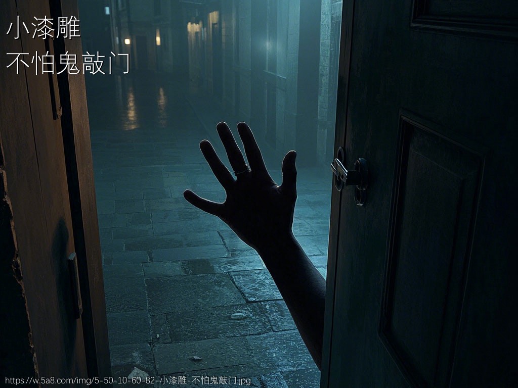 小漆雕不怕鬼敲门搞笑图片