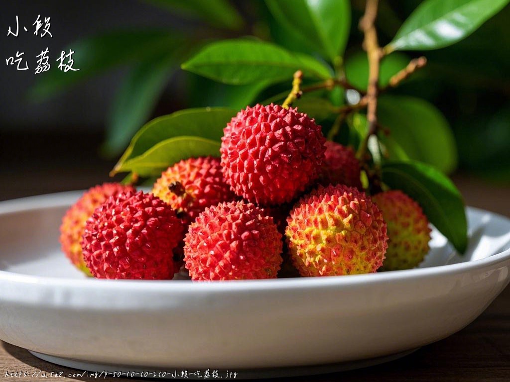 小段吃荔枝搞笑图片