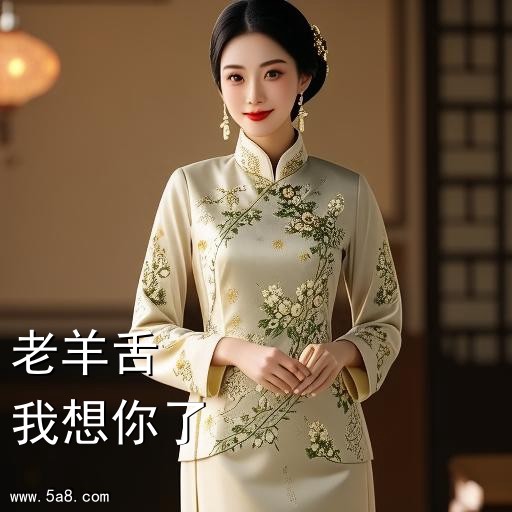 我想你了老羊舌搞笑图片