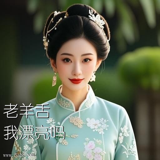 我漂亮吗老羊舌搞笑图片