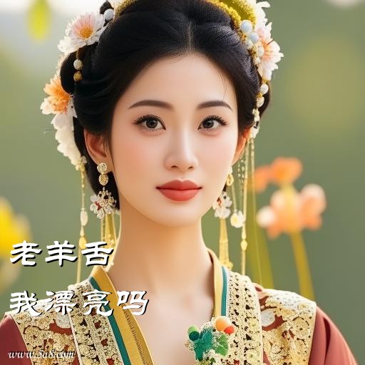 我漂亮吗老羊舌搞笑图片