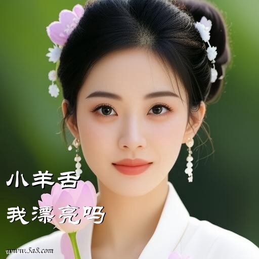 我漂亮吗小羊舌搞笑图片