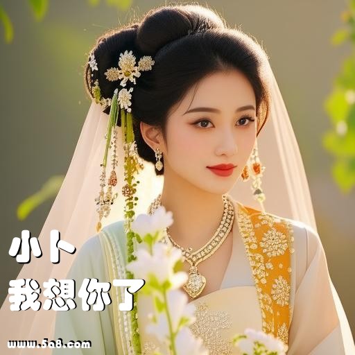 我想你了小卜搞笑图片