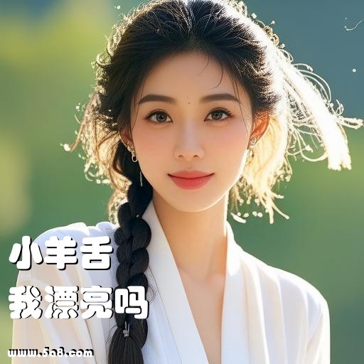 我漂亮吗小羊舌搞笑图片