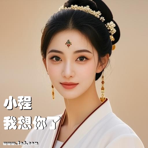 我想你了小程搞笑图片