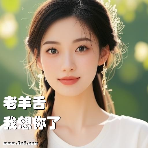 我想你了老羊舌搞笑图片