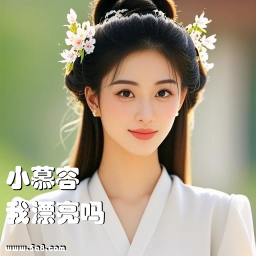 我漂亮吗小慕容搞笑图片