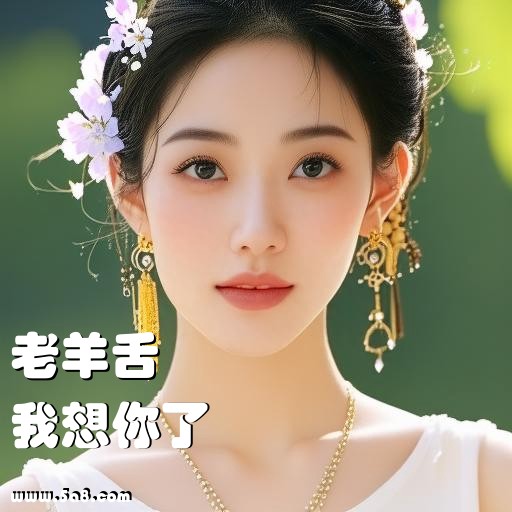 我想你了老羊舌搞笑图片