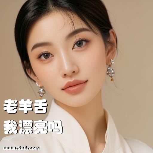 我漂亮吗老羊舌搞笑图片