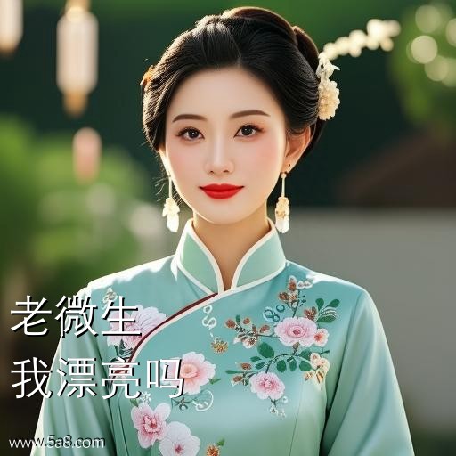 我漂亮吗老微生搞笑图片