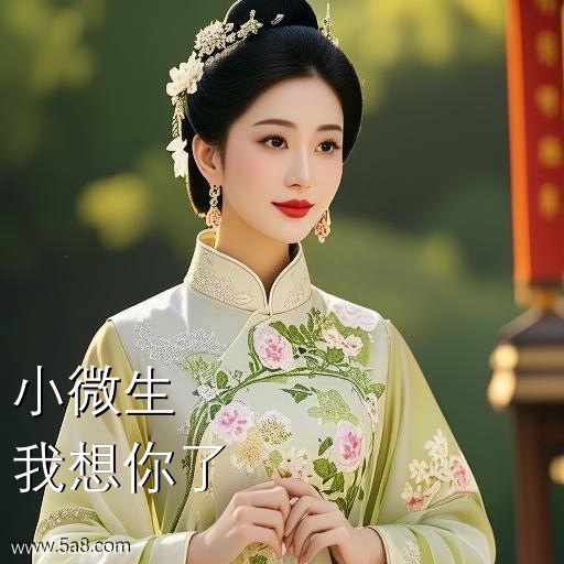 我想你了小微生搞笑图片