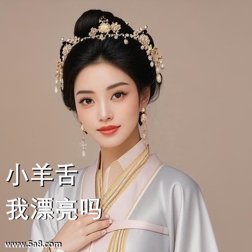 我漂亮吗小羊舌搞笑图片