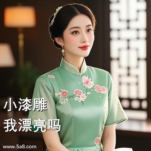 我漂亮吗小漆雕搞笑图片