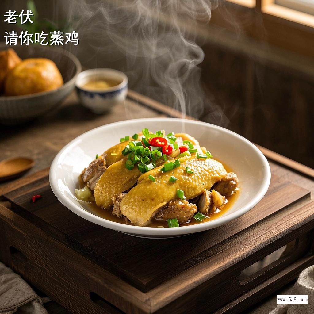 请你吃蒸鸡老伏搞笑图片