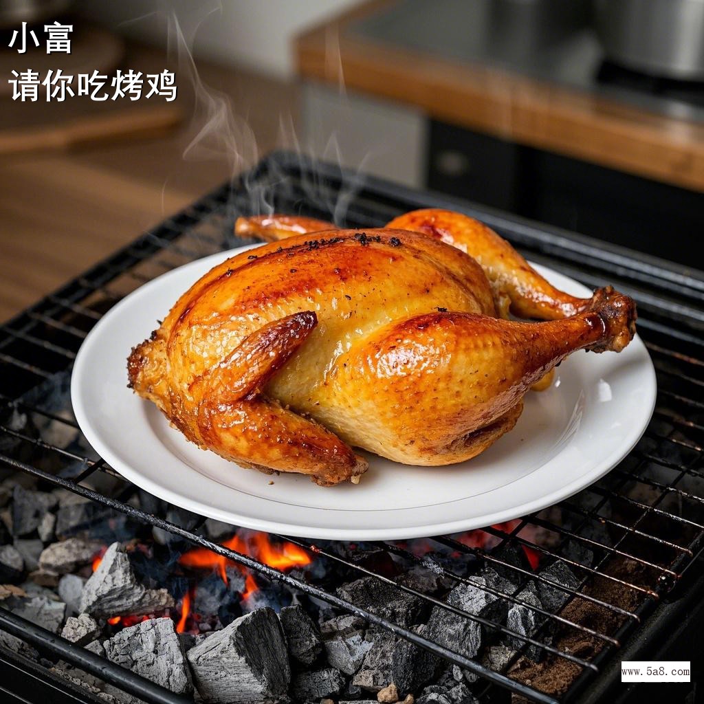 请你吃烤鸡小富搞笑图片